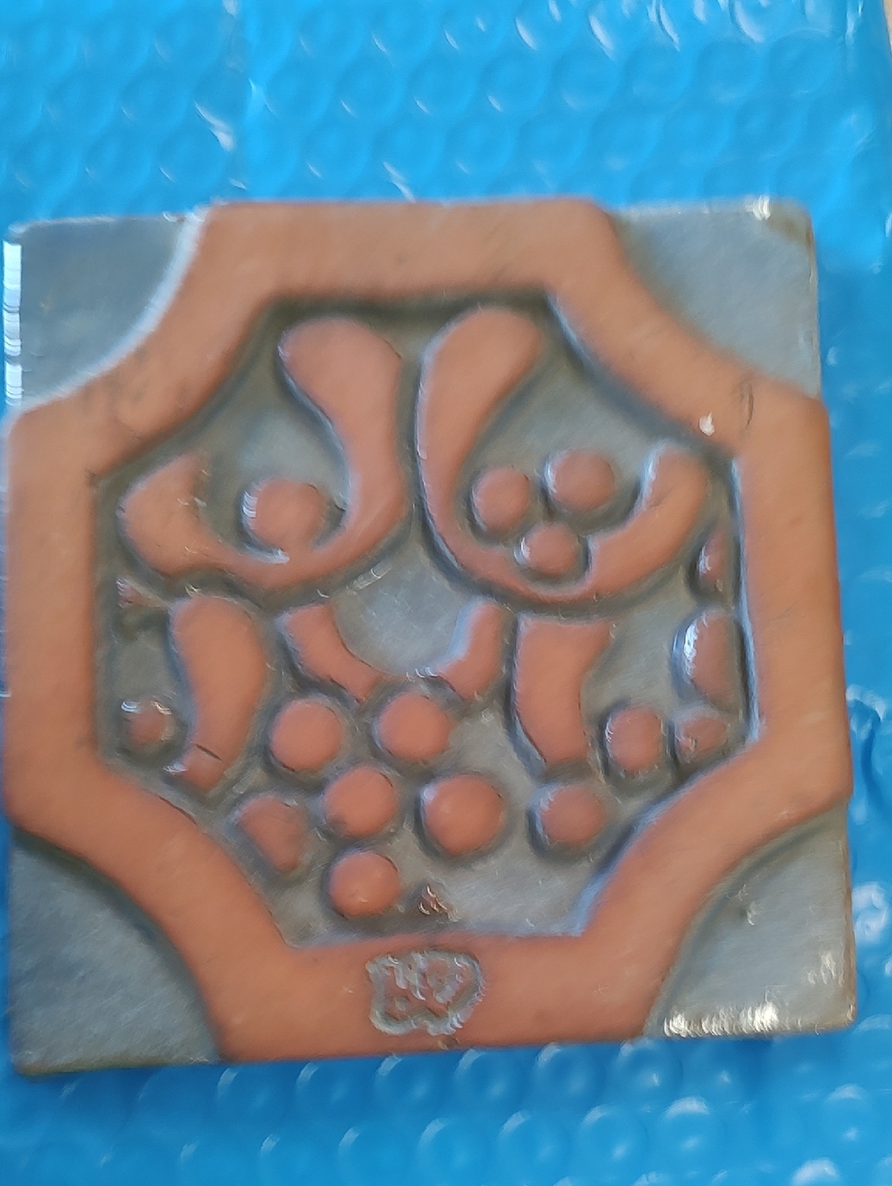 Tile- Rare Moravian Mercer Bicentennial Bell